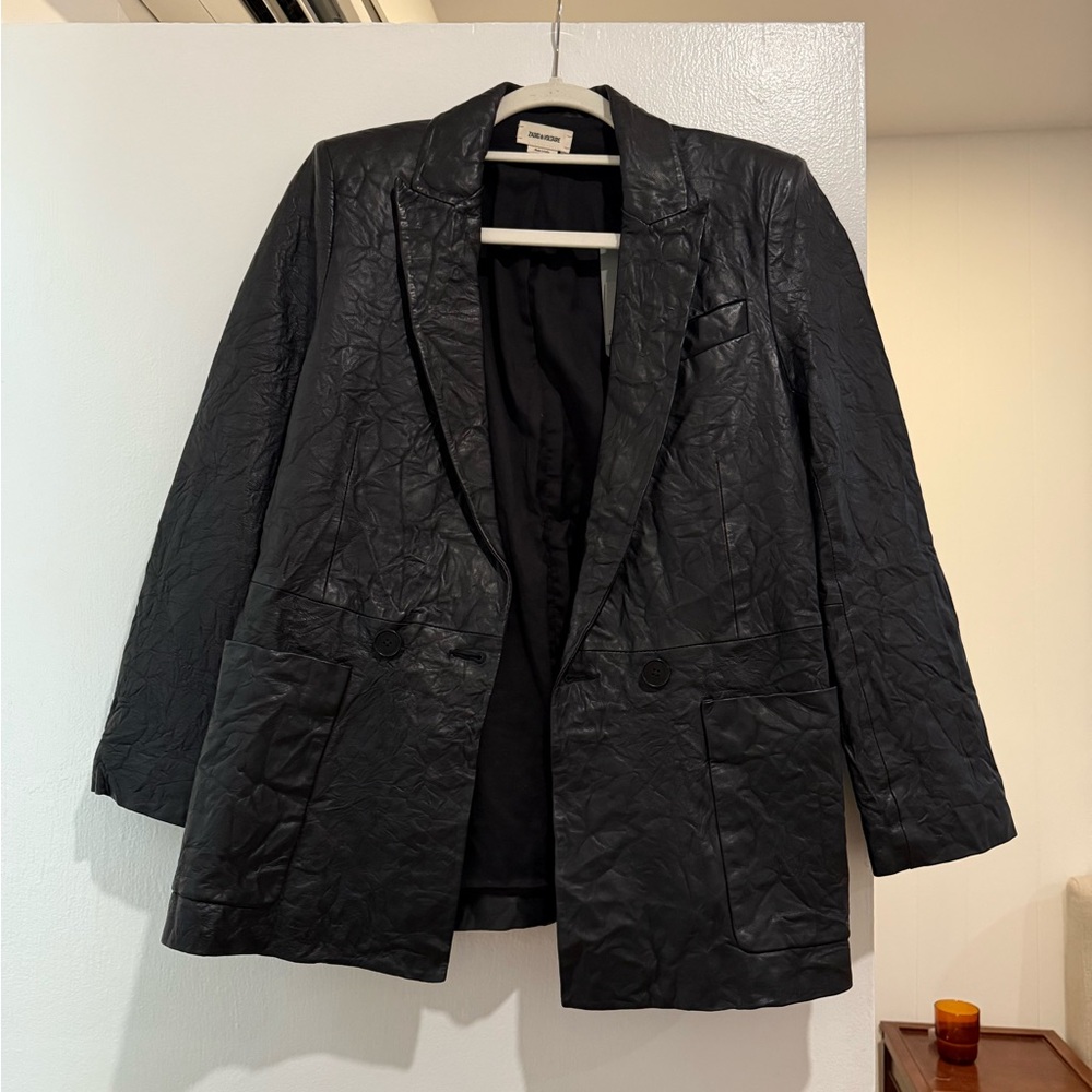 Zadig & Voltaire Black Textured Blazer